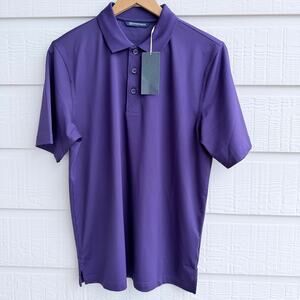 Cutter & Buck  NWT Purple Polo Shirt Men's Small Performance Golf Casual